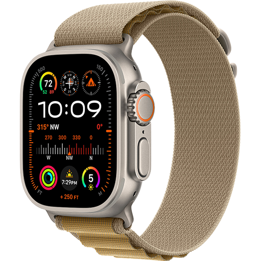 Apple Watch Ultra 2 Natural Alpine Loop Tan